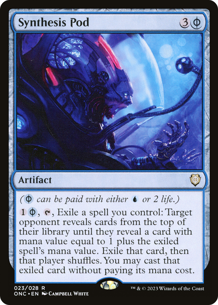 Synthesis Pod (ONC-023) [Phyrexia: All Will Be One Commander] Foil