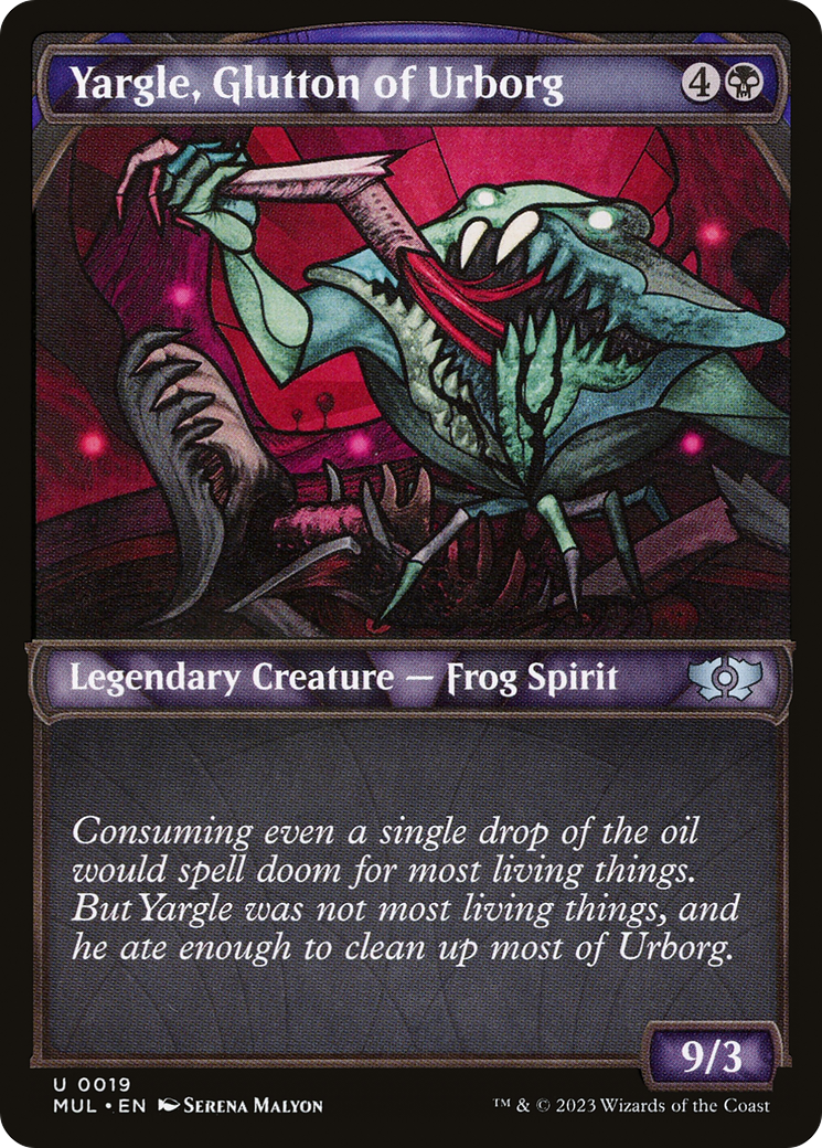 Yargle, Glutton of Urborg (MUL-019) (Showcase) [Multiverse Legends]
