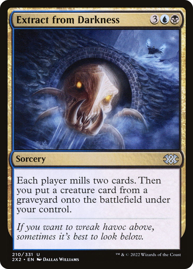 Extract from Darkness (2X2-210) [Double Masters 2022]