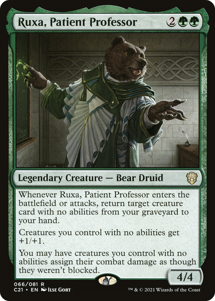 Ruxa, Patient Professor (C21-066) [Commander 2021]