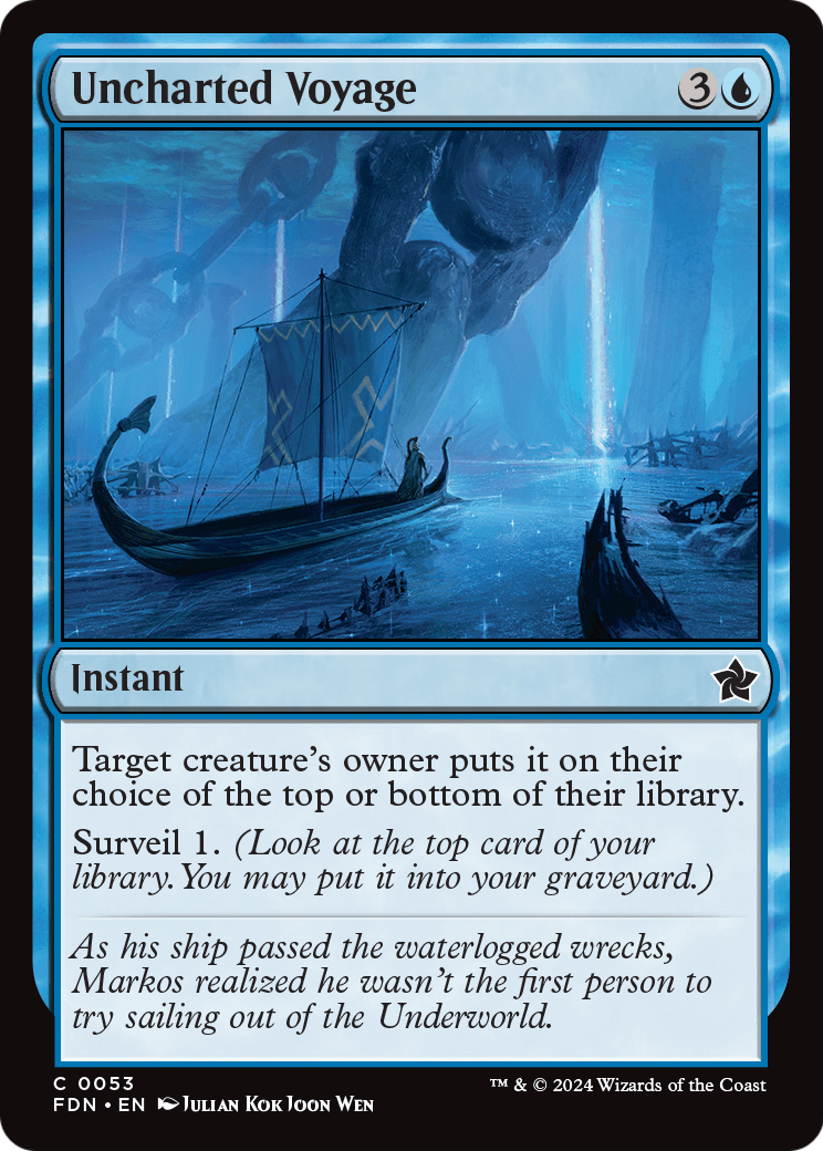 Uncharted Voyage (FDN-053) [Foundations]