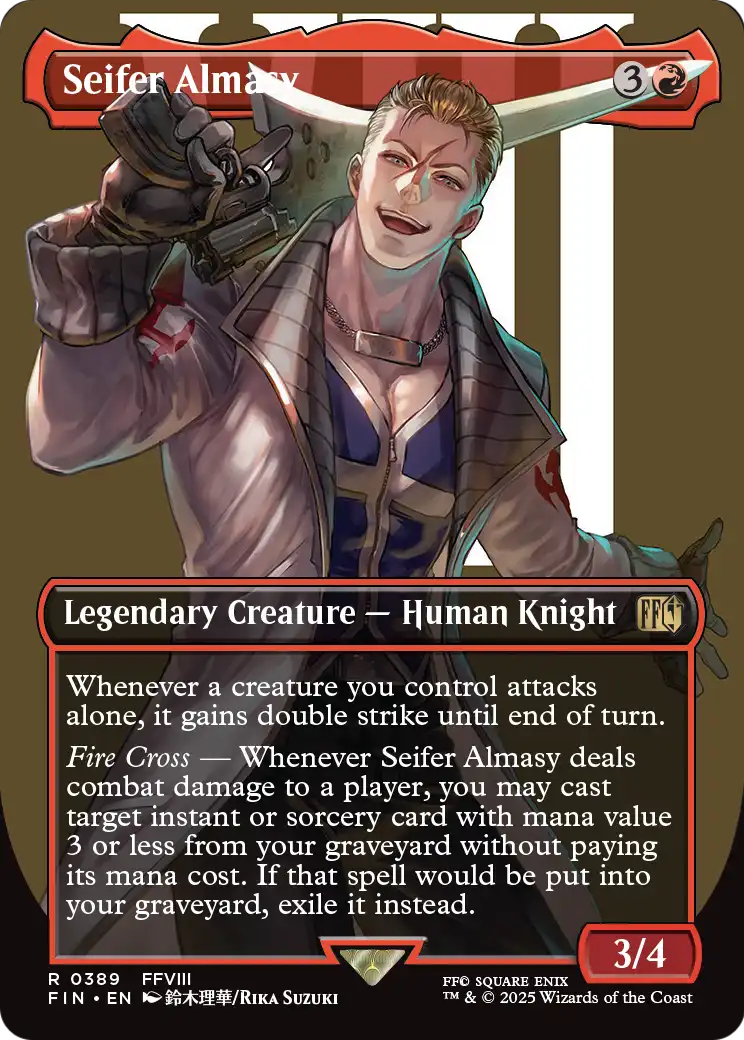 Seifer Almasy (Borderless) (FIN-389) [FINAL FANTASY] Foil