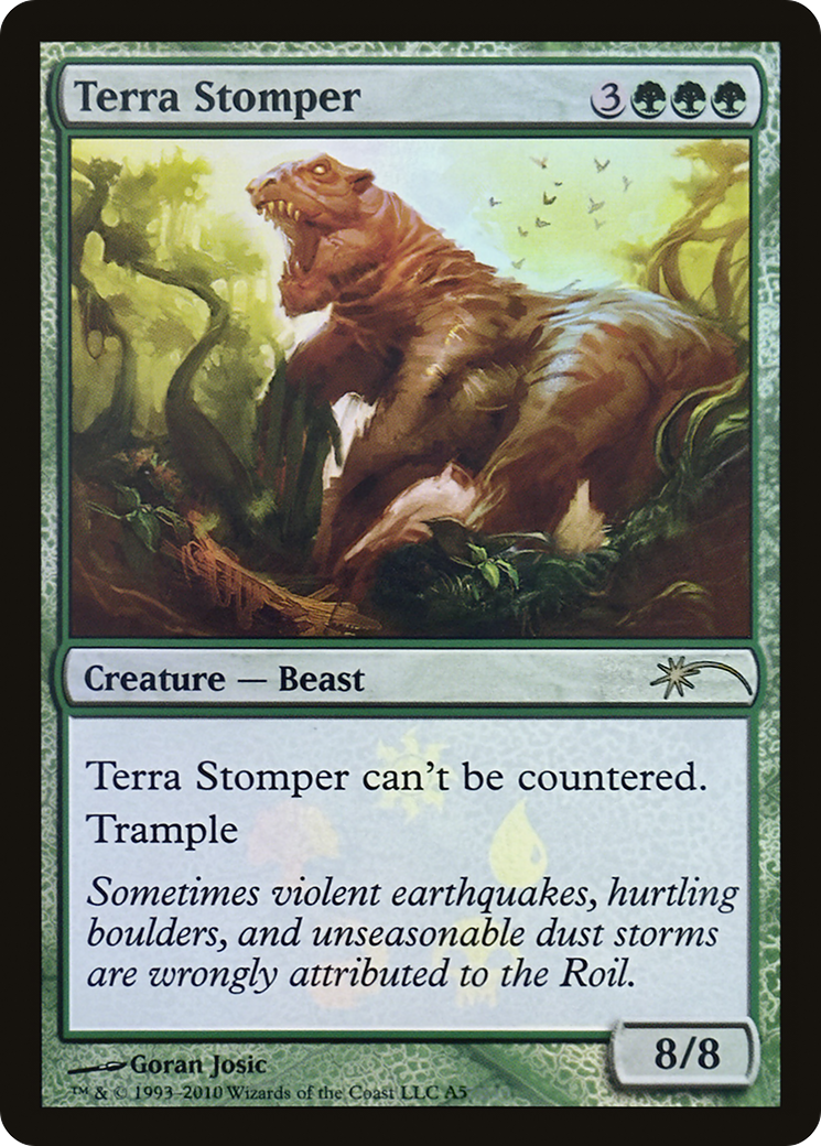Terra Stomper (MEDIA-0A5) [Zendikar Promos] Foil