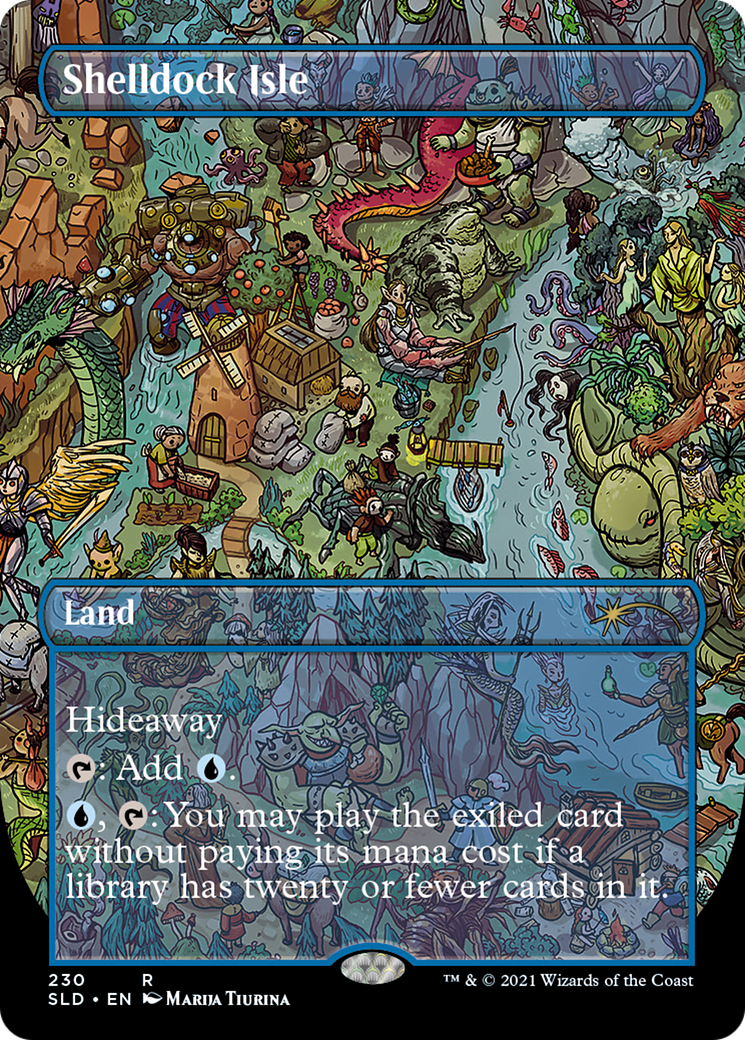 Shelldock Isle (SLD-230) [Secret Lair Drop] (Borderless) Foil