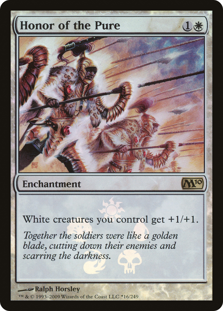 Honor of the Pure (BABP-16★) [Magic 2010 Promos] Foil