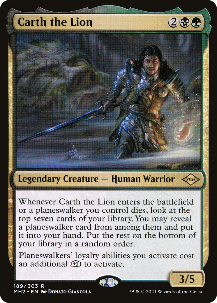 Carth the Lion (MH2-189) [Modern Horizons 2]