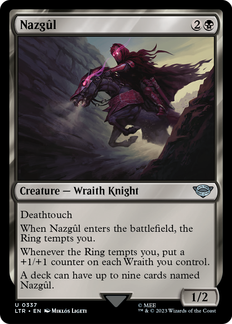 Nazgul (LTR-337) [The Lord of the Rings: Tales of Middle-earth] Foil