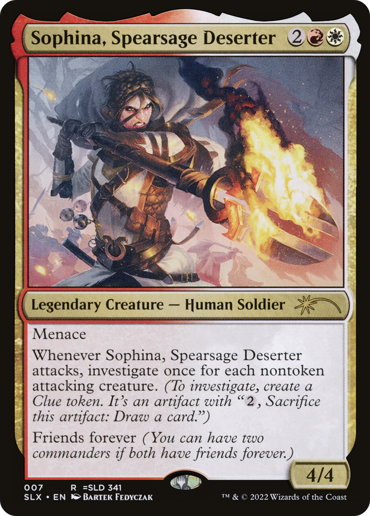Sophina, Spearsage Deserter (SLX-007) [Universes Within]