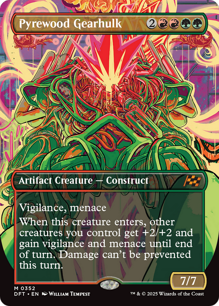 Pyrewood Gearhulk (DFT-352) [Aetherdrift] (Borderless)