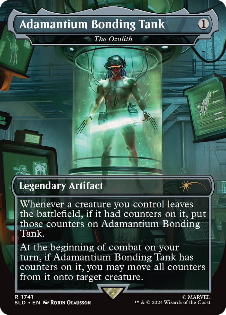 The Ozolith (SLD-1741) [Secret Lair Drop] / Adamantium Bonding Tank (Borderless)
