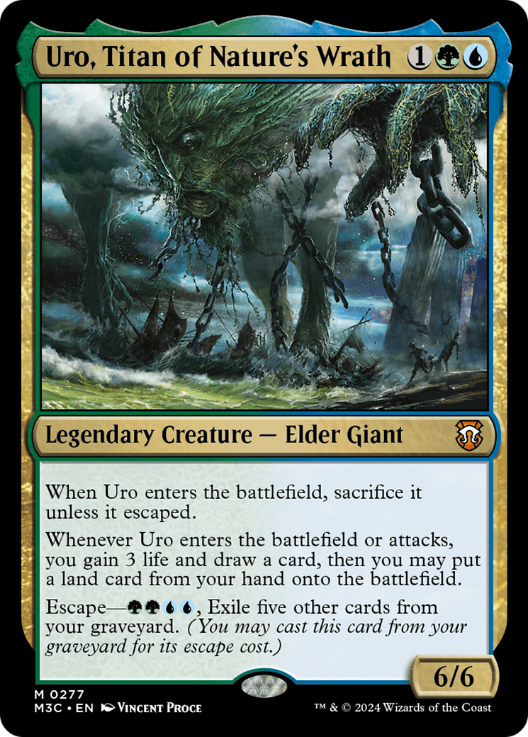 Uro, Titan of Nature's Wrath (M3C-277) [Modern Horizons 3 Commander] Foil