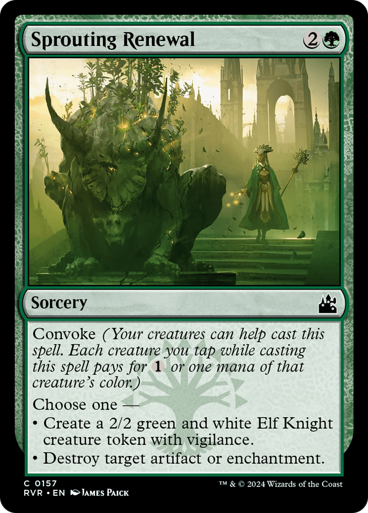Sprouting Renewal (RVR-157) [Ravnica Remastered]