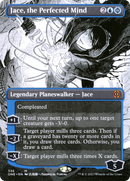 Jace, the Perfected Mind (ONE-336) [Phyrexia: All Will Be One]: (Showcase) (Borderless) Foil
