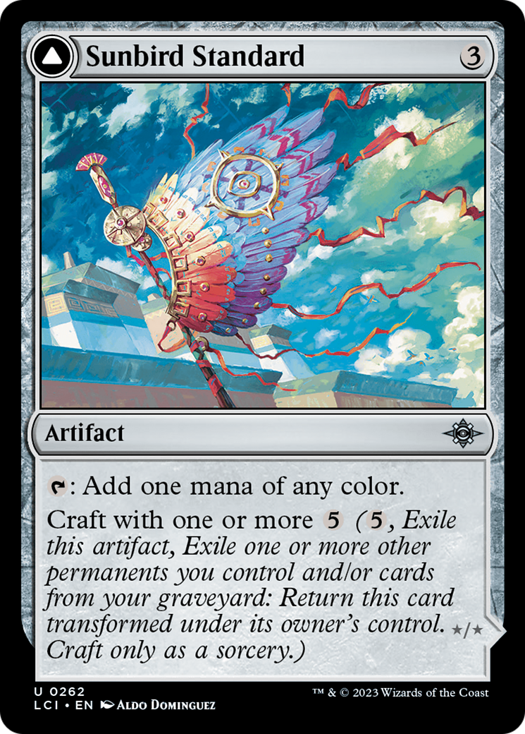 Sunbird Standard // Sunbird Effigy (LCI-262) [The Lost Caverns of Ixalan]