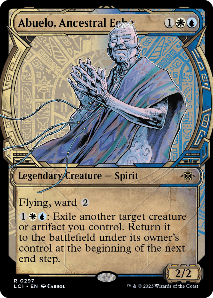 Abuelo, Ancestral Echo (LCI-297) [The Lost Caverns of Ixalan]: (Showcase) Foil
