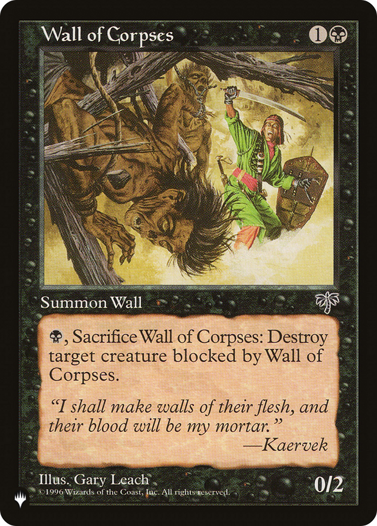 Wall of Corpses (LIST-MIR-151) [The List]