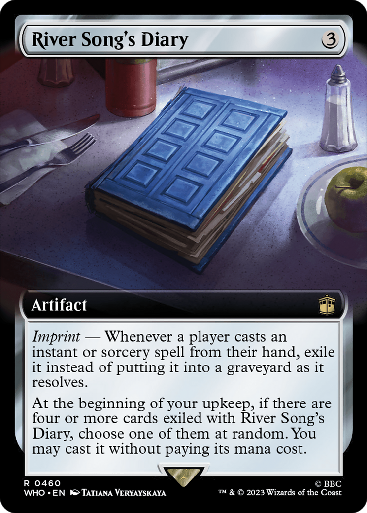 River Song's Diary (WHO-460) [Doctor Who]: (Extended Art) Foil
