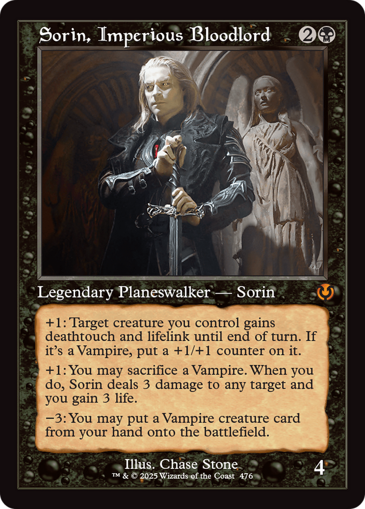 Sorin, Imperious Bloodlord (INR-476) [Innistrad Remastered] Foil