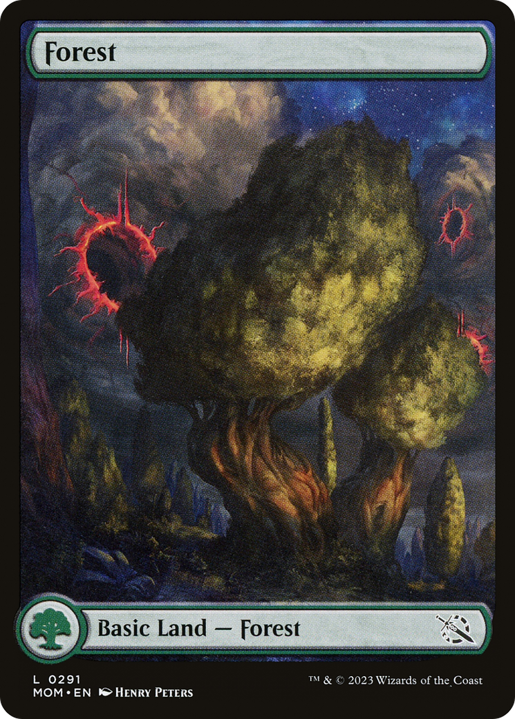 Forest (MOM-291) [March of the Machine]: (Full Art) Foil