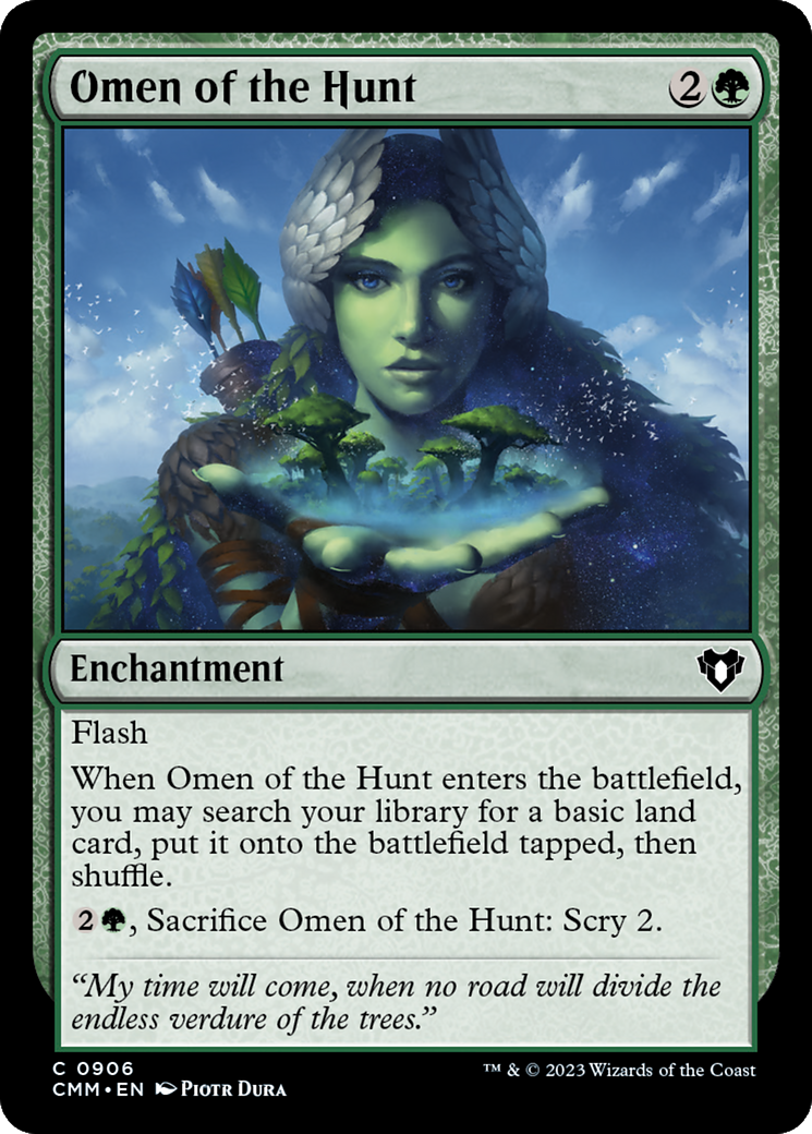 Omen of the Hunt (CMM-906) [Commander Masters]
