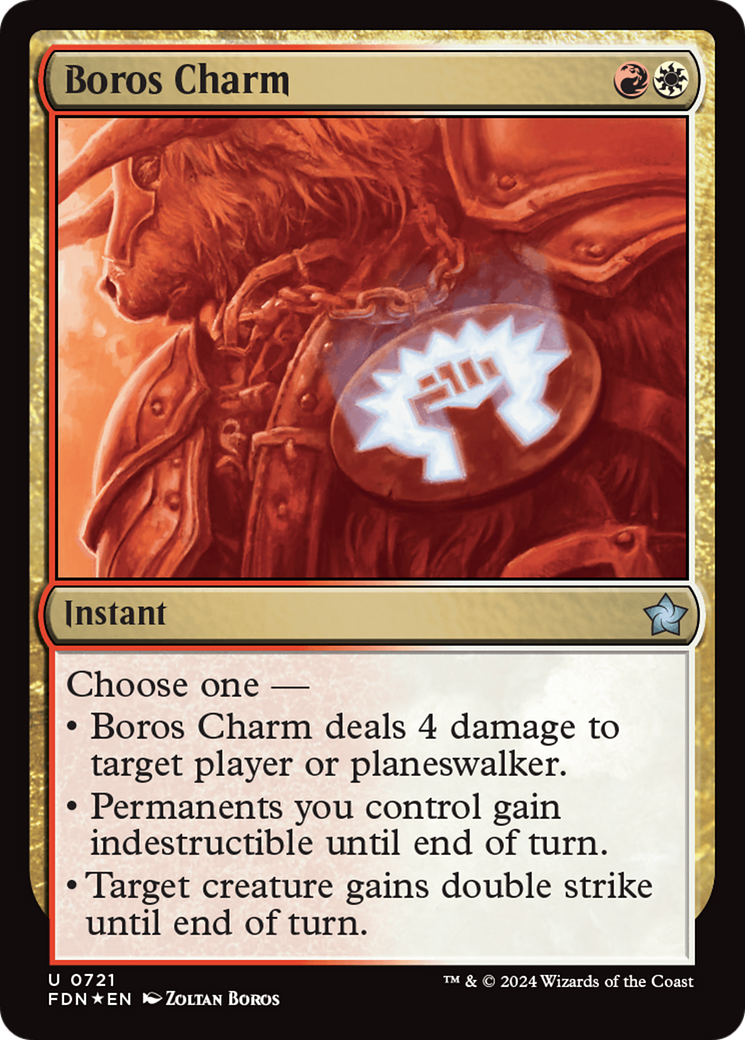 Boros Charm (FDN-721) [Foundations] Foil
