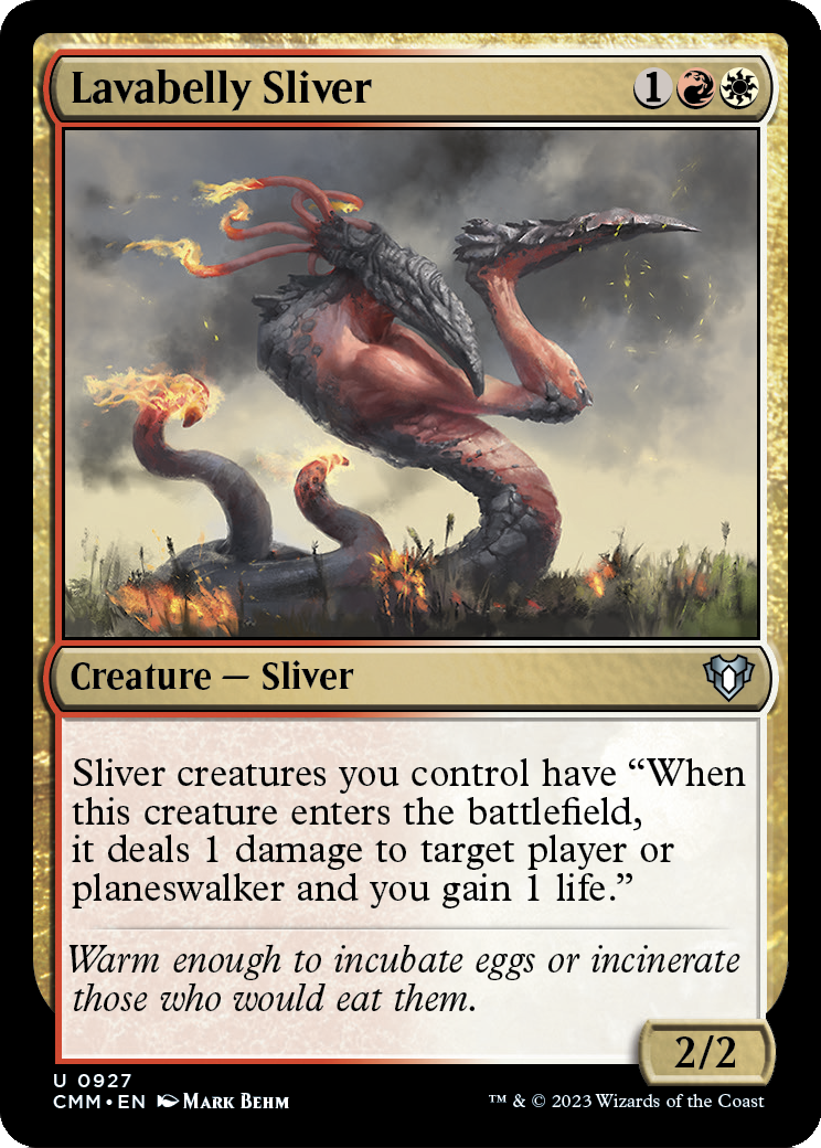Lavabelly Sliver (CMM-927) [Commander Masters]