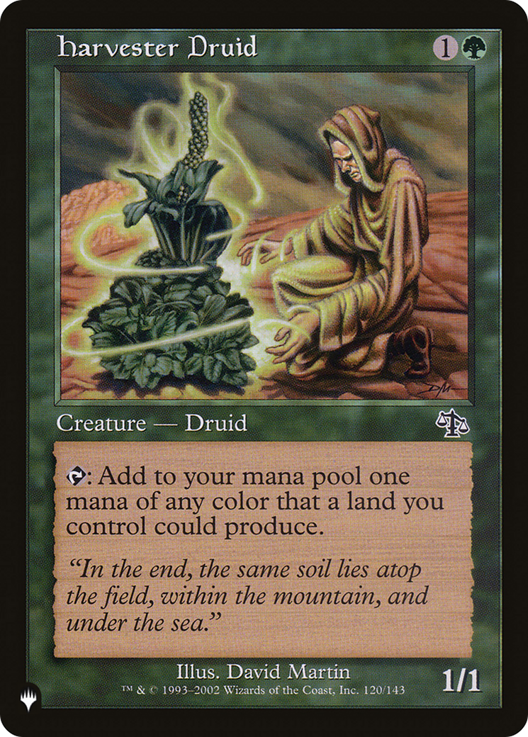 Harvester Druid (LIST-JUD-120) [The List]