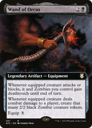 Wand of Orcus (Extended Art) (AFC-297) [Forgotten Realms Commander]