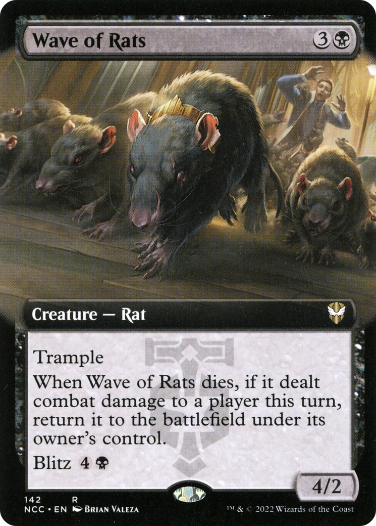 Wave of Rats (NCC-142) [New Capenna Commander]: (Extended Art)
