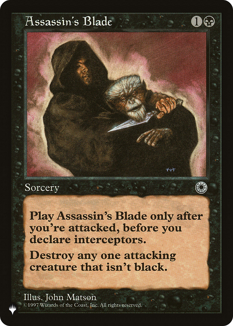 Assassin's Blade (LIST-POR-80) [The List]