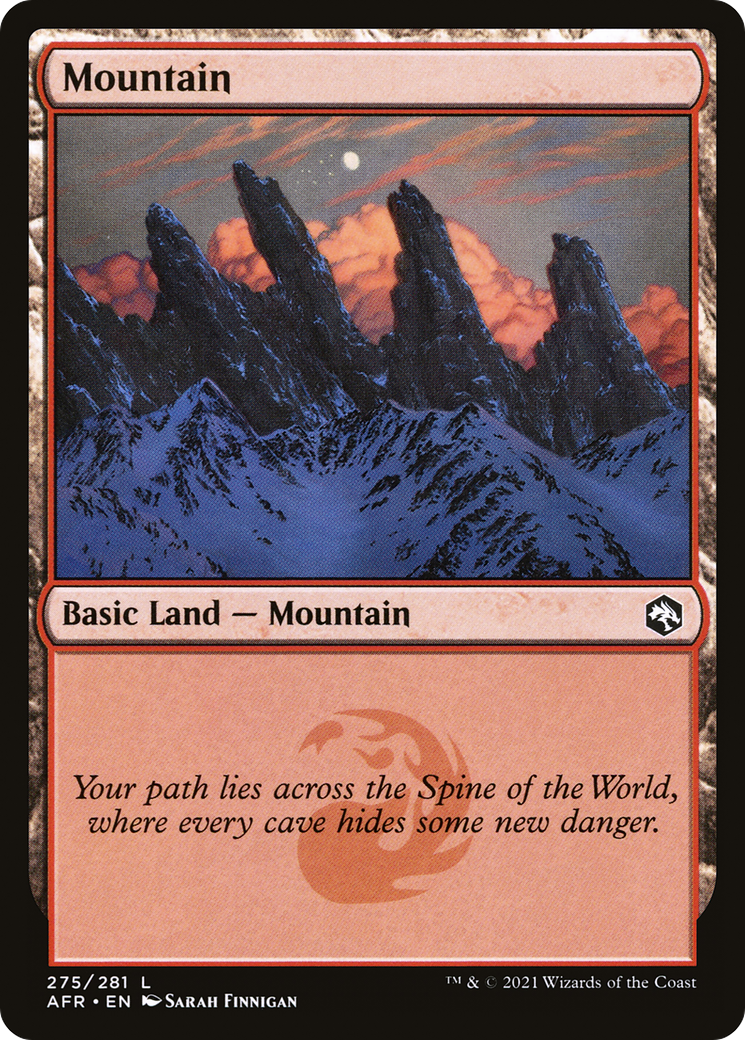 Mountain (AFR-275) [Adventures in the Forgotten Realms] Foil