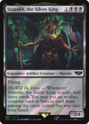 Szarekh, the Silent King (Surge Foil) (40K-001) [Warhammer 40,000 Commander] Foil