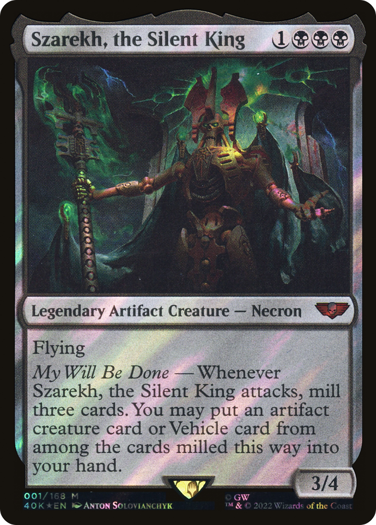 Szarekh, the Silent King (40K-001) [Warhammer 40,000 Commander] Foil