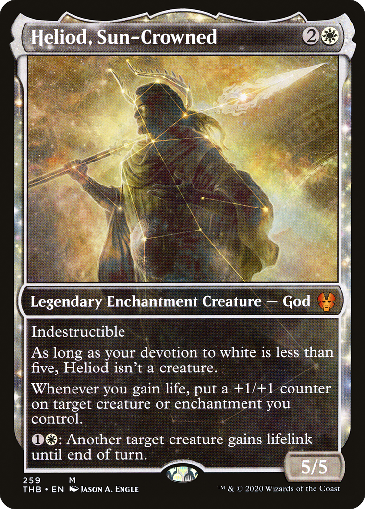 Heliod, Sun-Crowned (THB-259) [Theros Beyond Death]: (enchantment, Showcase)