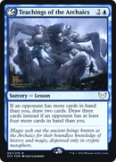 Teachings of the Archaics (PRE-57S) [Strixhaven: School of Mages Promos] Foil