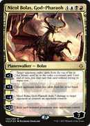 Nicol Bolas, God-Pharaoh (PRE-140S) [Hour of Devastation Promos] Foil