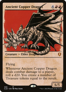 Ancient Copper Dragon (Showcase) (CLB-396) [Commander Legends: Battle for Baldur's Gate]