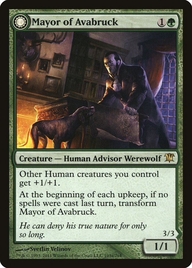 Mayor of Avabruck // Howlpack Alpha (ISD-193) [Innistrad]: (Double Faced Transform) Foil
