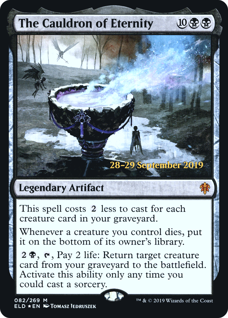 The Cauldron of Eternity (PRE-82S) [Throne of Eldraine Promos] Foil