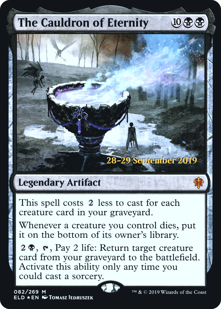 The Cauldron of Eternity (PRE-82S) [Throne of Eldraine Promos] Foil