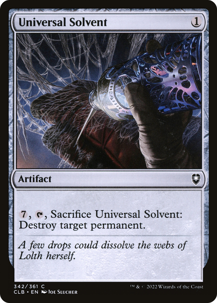 Universal Solvent (CLB-342) [Commander Legends: Battle for Baldur's Gate]