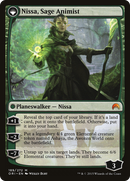 Nissa, Vastwood Seer // Nissa, Sage Animist (LIST-ORI-189) [The List]: (originpwdfc)