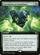 Inscription of Abundance (Extended Art) (ZNR-360) [Zendikar Rising]