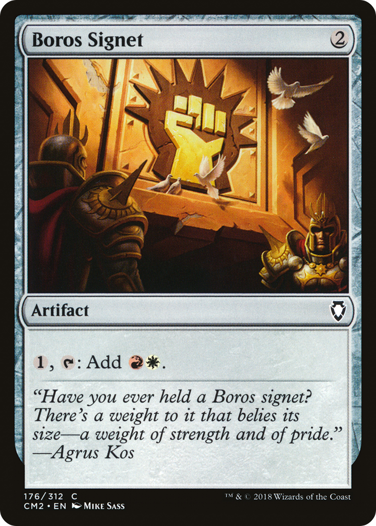Boros Signet (CM2-176) [Commander Anthology Volume II]