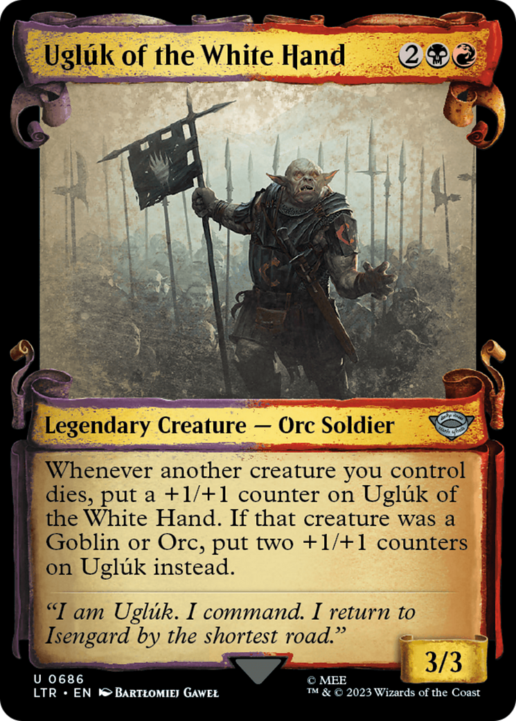 Uglúk of the White Hand (LTR-686) [The Lord of the Rings: Tales of Middle-earth]: (Showcase) Foil
