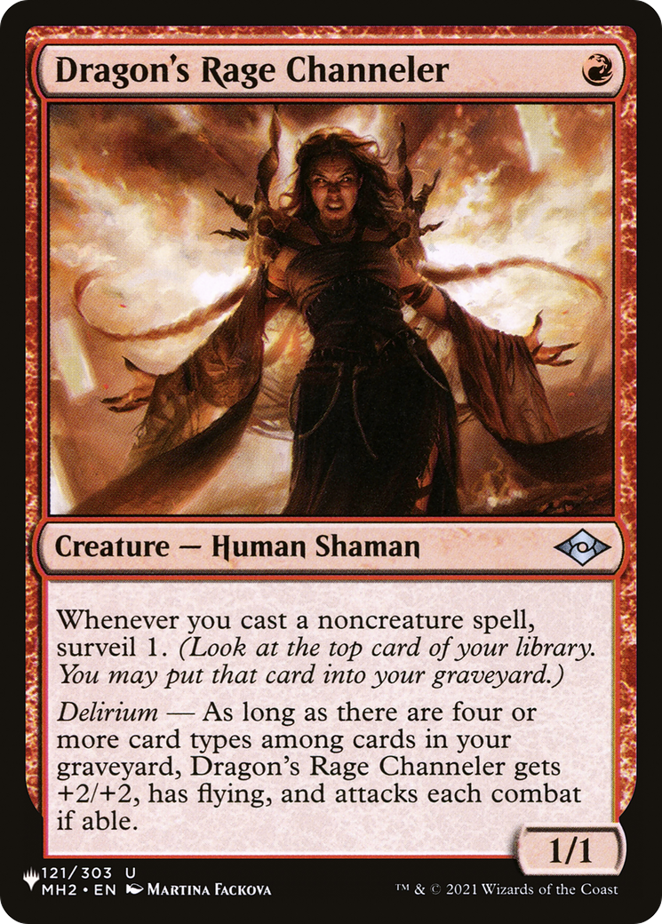 Dragon's Rage Channeler (LIST-MH2-121) [The List]