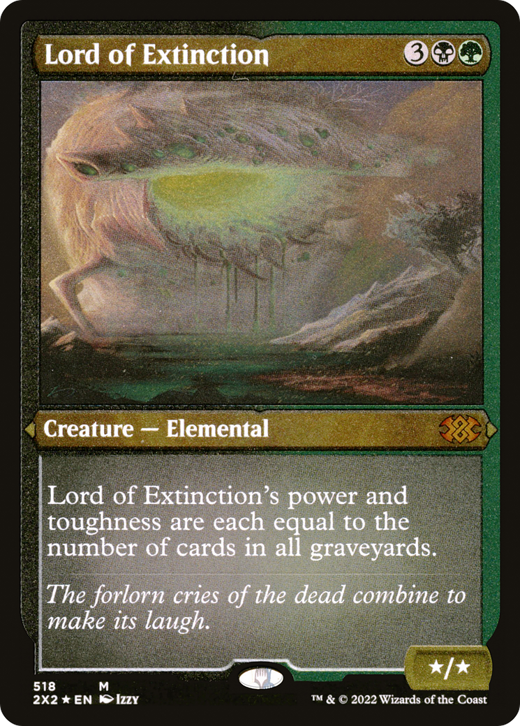 Lord of Extinction (2X2-518) [Double Masters 2022] Etched Foil