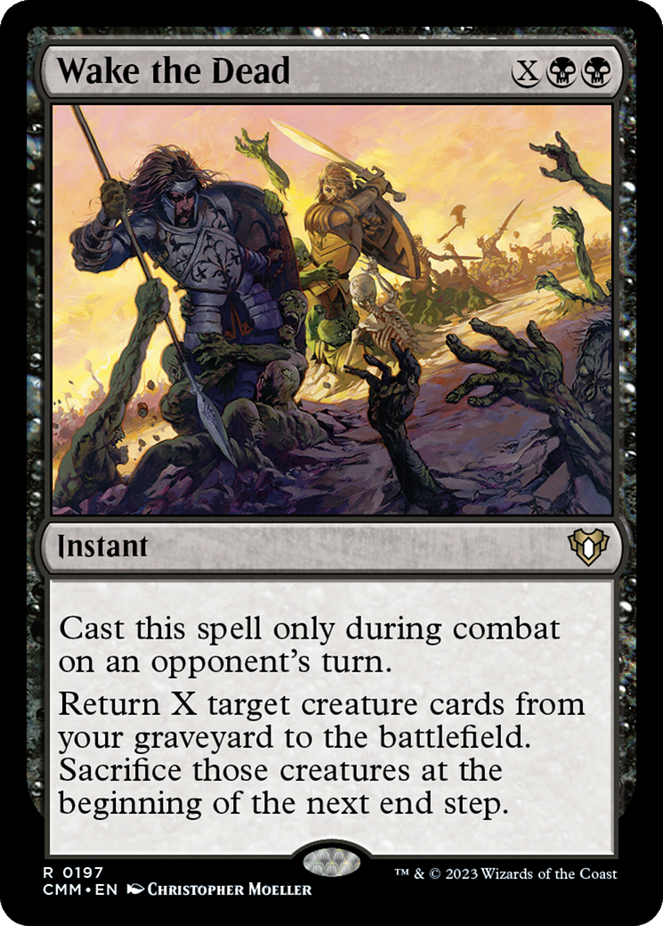Wake the Dead (CMM-197) [Commander Masters] Foil
