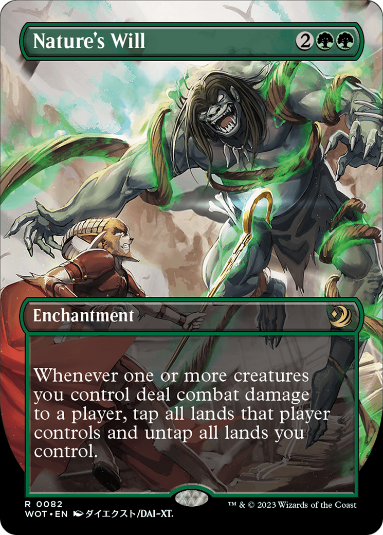 Nature's Will (WOT-082) [Wilds of Eldraine: Enchanting Tales] (Borderless)