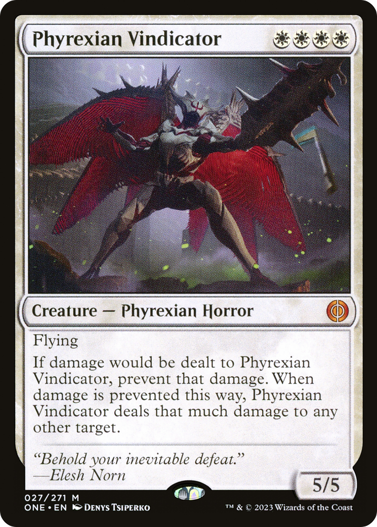 Phyrexian Vindicator (ONE-027) [Phyrexia: All Will Be One]